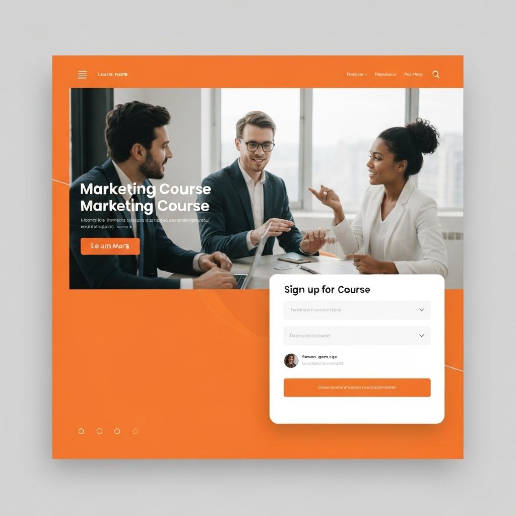 Landing Page Khóa Học Marketing